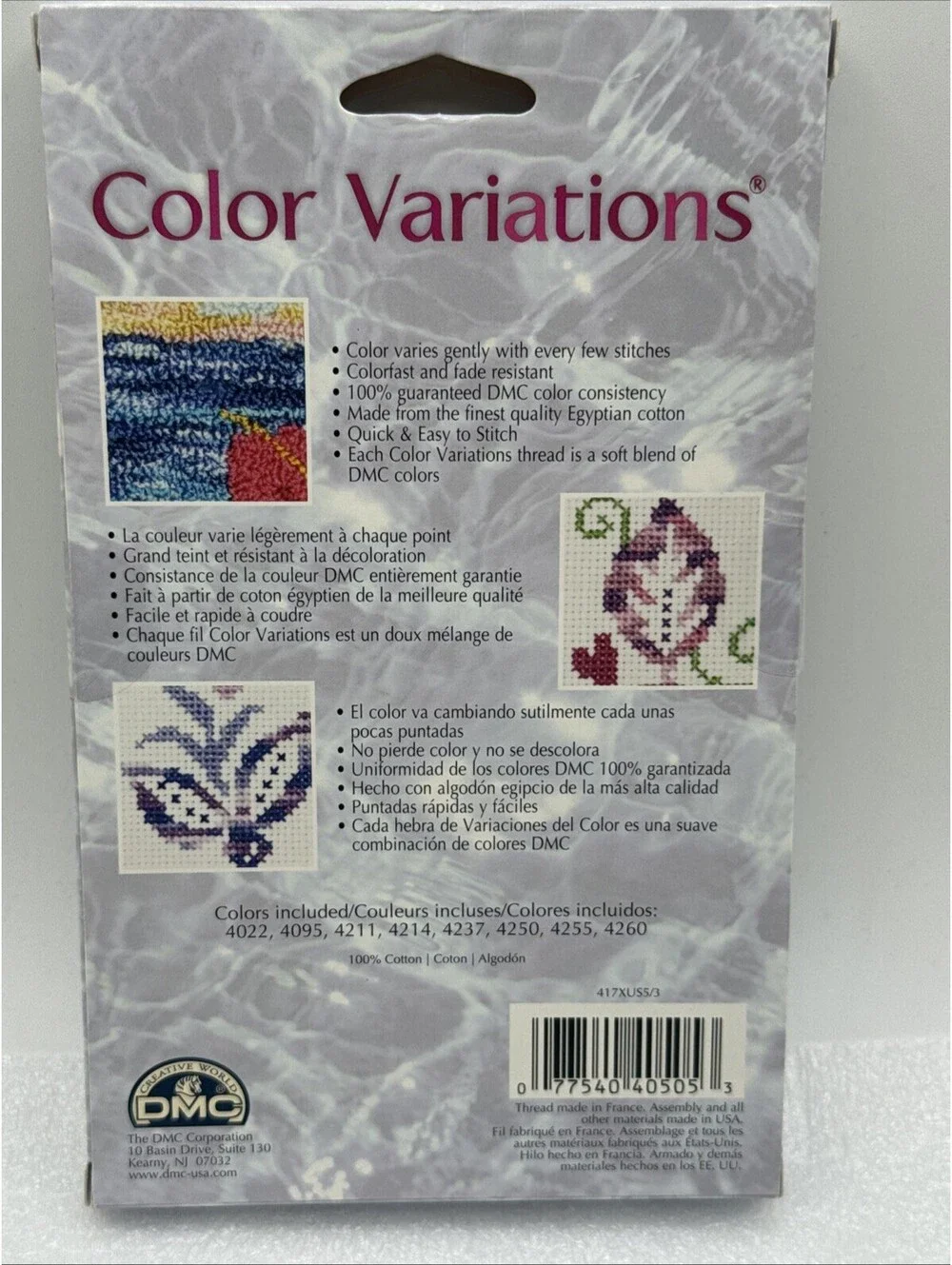 Lot Of 3 DMC Color Variation Kits Mouline Variant Strands With Designs 26 Skeins